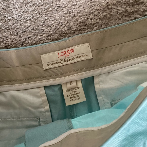 J. Crew Chino Mint Shorts - Picture 3 of 6